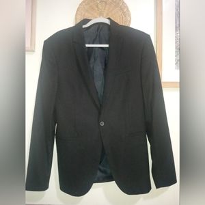 Zara men blazer   size 38 in black